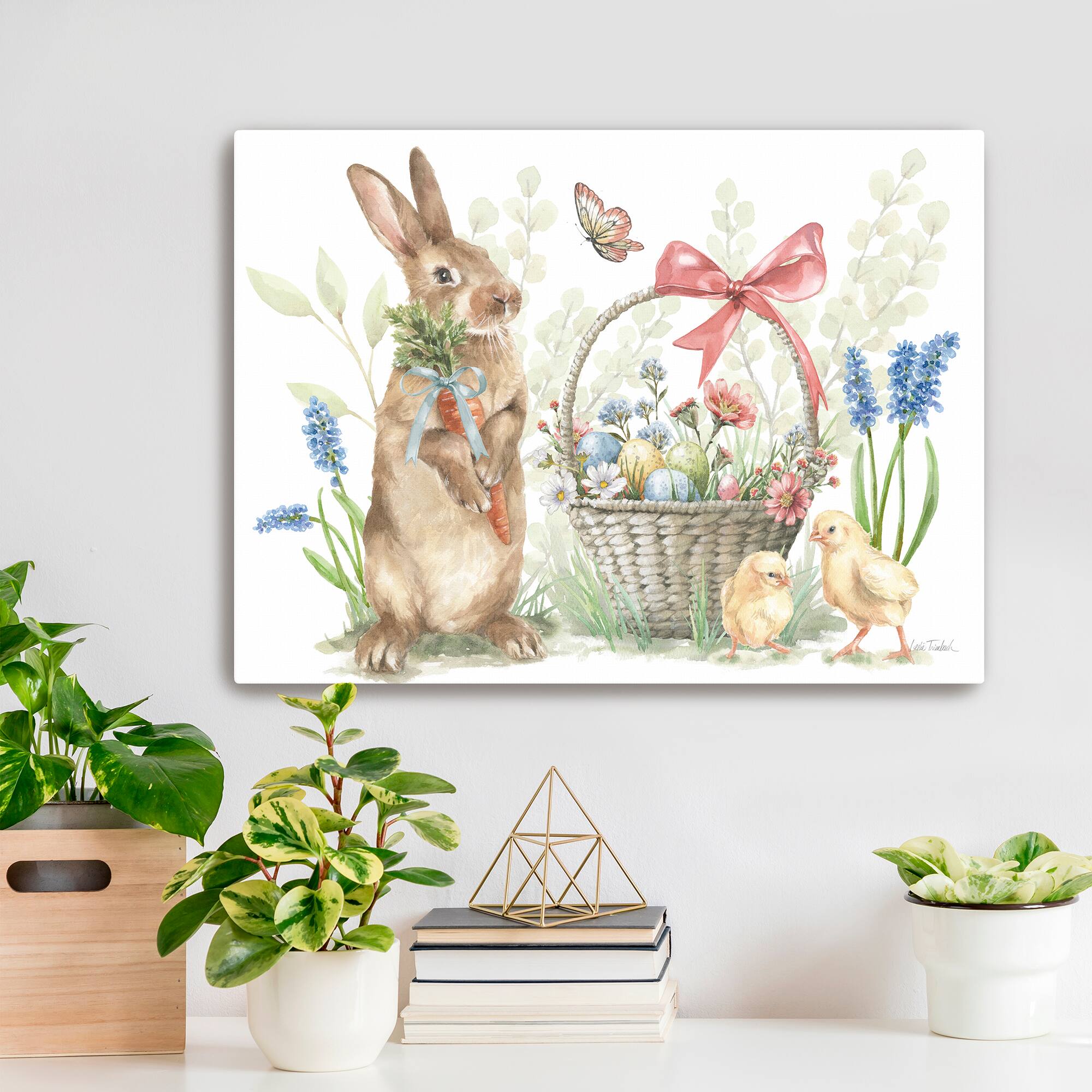 Lumaprints Hop Into Spring I Canvas Giclée Art
